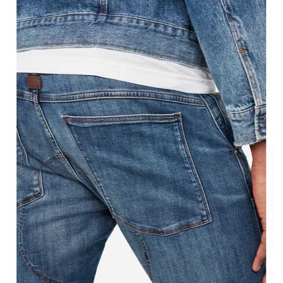 G-Star Raw Elwood 5620 3D Slim Jeans Men’s W30xL32 Blue Flex Fitted - Picture 3 of 13